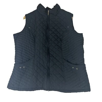 Weatherproof Women’s Puffer Vest Size XX Large Plus Black EUC - Image 1 of 4