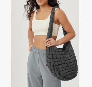 Amazon ODODOS Quilted Carryall Tote Bag Crossbody Large Hobo Lightweight NWT - Picture 1 of 9