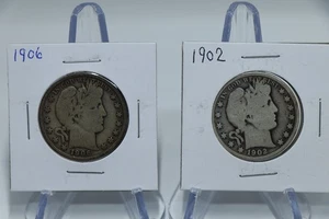 2 medios dólares de peluquero - 1902/1906 - Imagen 1 de 2