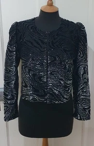 Vintage, Opera by Richard, Metalic Bolero/ Jacket, 1980's - Picture 1 of 6