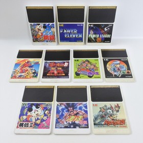 Lot of 10 PC Engine Hu Card Only - Tested - Ref 0205 Grafx