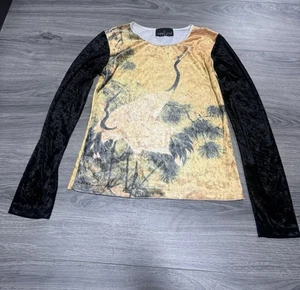 Carole Little Damen Langarm Bluse Größe L - Bild 1 von 6