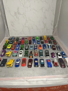 Huge Lot of 63 Various Vintage Hot Wheels Diecast Cars/ Trucks 64 scale - Picture 1 of 12