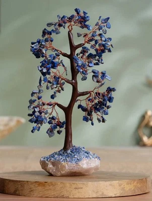 Lapislazuli-Kristallbaum - 300 Perlen (12 Zoll) - Bild 1 von 4