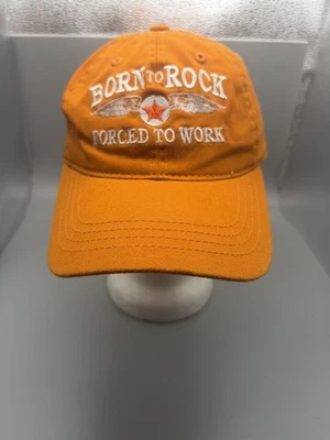Sombrero naranja “Born To Rock forzado a trabajar” Foto 1 de 4