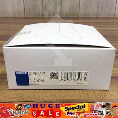 OMRON NX-SL3300 Safety CPU NXSL3300 Digital Input Unit in Box New  US Free TAX - Image 1 of 3