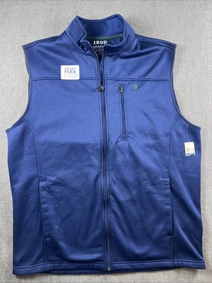 Izod Advantage Performance Vest Men’s XLT Sport Flex Stretch Golf Blue NWT - Image 1 of 4