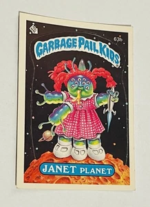 1985 Topps Garbage Pail Kids 2nd Series Card 63b Janet Planet *READ Cond* - Picture 1 of 3