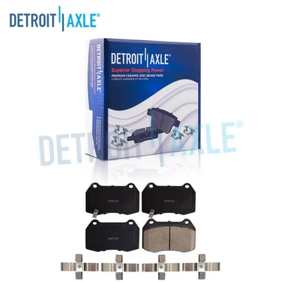 Front Ceramic Brake Pads with Hardware for Nissan Sentra 350Z Infiniti G35 - Image 1 of 4