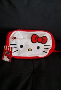 Sanrio Hello Kitty Riñonera Cinturón Bolso Cartera Rojo Blanco Nuevo Ajustable #J - Imagen 1 de 4