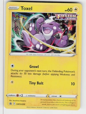 SWSH: Sword & Shield Promo Cards #SWSH209 Toxel - Image 1 of 2