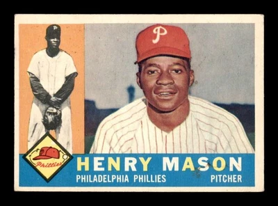 1960 Topps #331 Henry Mason RC VG/VGEX X3551457 - Image 1 of 3