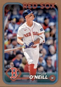 Serie Actualización Topps 2024 Tyler O'Neill Medias Rojas de Boston/2024 #US273 Dorado (RC) - Imagen 1 de 2