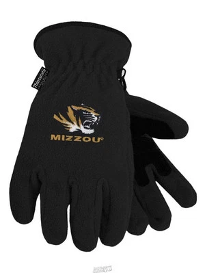 密苏里大学老虎重型抓绒手套(中型)冬季 — 第 1/2 张图片