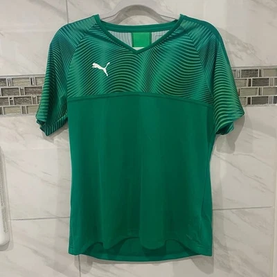 彪马杯绿色球衣女式 L 码 — 第 1/4 张图片