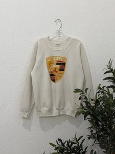 Vintage 80s Porsche Big Logo Crewneck Sweatshirt Size XL - Bild 1 von 10