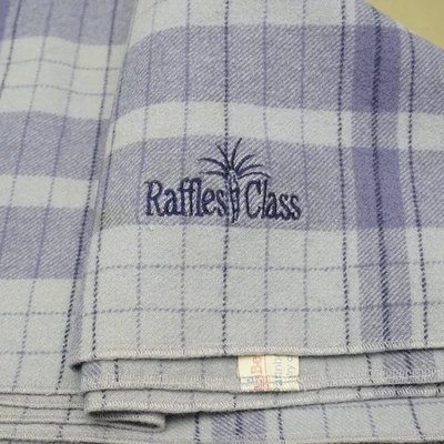 Singapore Airlines Raffles Class Cover Purple Checked Aviator 1.149MIN - Image 1 of 4