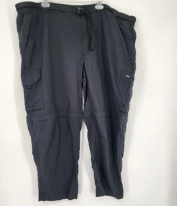 Pantalones cargo convertibles Columbia Sportswear para hombre Silver Ridge 52 x 28 negros - Imagen 1 de 11