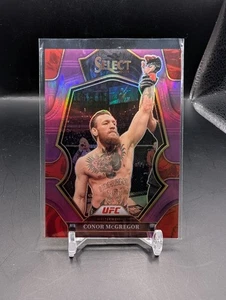 2023 CONNOR MCGREGOR PANINI SELECT PURPLE PRIZM SP # 87/99 UFC - Picture 1 of 2