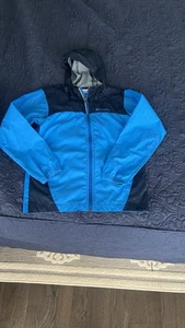 Columbia Rain Jacket Hooded Full Zip - Youth M - Picture 1 of 3