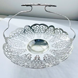 Vintage Silver Plated Paramount Rosepoint Triple Silver Plate Luke Serving Bowl - Picture 1 of 14