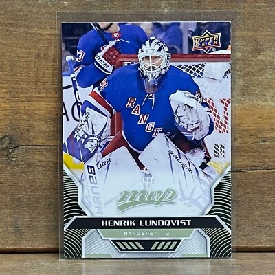 2020-21 Upper Deck MVP Hockey Card #70 Henrik Lundqvist New York Rangers - Image 1 of 2