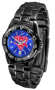 SMU Southern Methodist Mustangs University Women Ladies Fantom Anochrome Watch - Picture 1 of 1