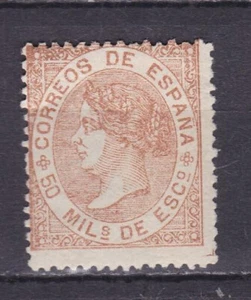 España 1867, 89*, 50 M, pliegue #F817 - Imagen 1 de 1