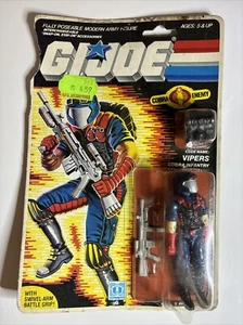 G.I. JOE Vipers In Package Made By HASBRO In 1986 Cobra Infantry Fully Poseable! - Picture 1 of 5