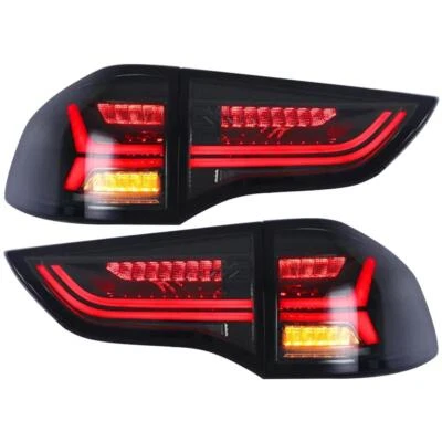 Compatível com Mitsubishi Montero Sport 2008-14 lanterna traseira estilo Audi LED fumaça - Imagem 1 de 4