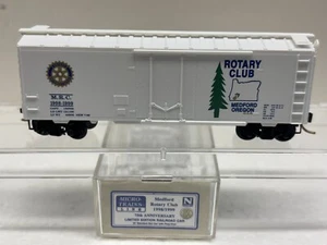 N Scale Micro Trains MTL Special Run 98-70 Medford Rotary Club Box Car - Picture 1 of 4