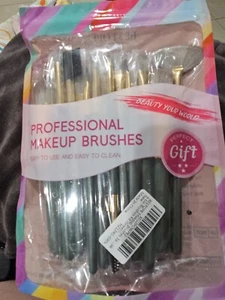 16pcs Makeup Brush Set Professional Eyeshadow Foundation Cosmetic Brushes Tools - Picture 1 of 2