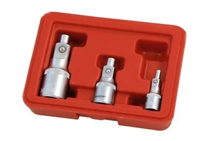 3pc Magnetic Socket Extension Bar Adaptor Set 1/4" 3/8" 1/2" Drive - Picture 1 of 5