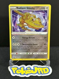 Pokémon TCG Radiant Steelix Sword & Shield - Lost Origin 124/196 Regular Radiant - Picture 1 of 1
