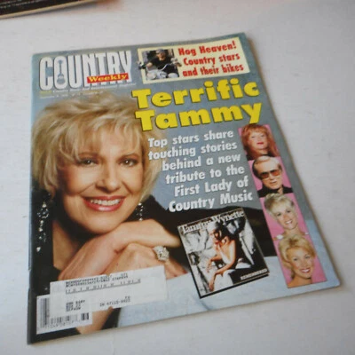 Tammy Wynette Covers Country Weekly Magazine September 1998 Loretta Lynn - Image 1 of 2