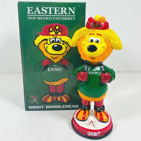 Albuquerque Isotopes Orbit Mascot Bobblehead - ENMU Eastern New Mexico Univ Cover