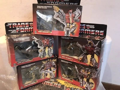 transformers g1 Dinobot Collezione Completa 5 Pezzi In Blister NUOVI - Immagine 1 di 4