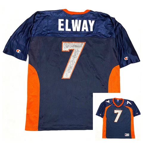 John Elway Denver Broncos Jersey NFL VINTAGE Sz48 Champion Cover