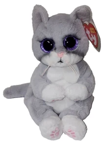 Ty Beanie Baby Bellies - MORGAN the Cat (6 Inch)  NEW MWMTs Stuffed Animal Toy - Picture 1 of 6