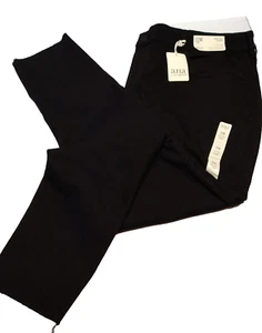 jeans skinny a.n.a vita alta denim nero nuovo con etichetta preppy donna taglia 22W - Foto 1 di 10