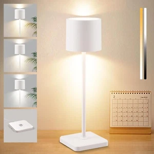 Cordless Table Lamp Rechargeable, Wireless Charging LED Table Lamp - Picture 1 of 7