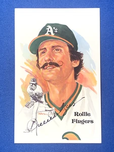Rollie Fingers Autographed Perez Steele Original Oakland A's 3x WS Champ - Picture 1 of 2
