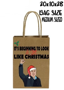 Scousers christmas Gift Bag, Fun Novelty gift Bags For christmas, Liverpool gift - Picture 1 of 12