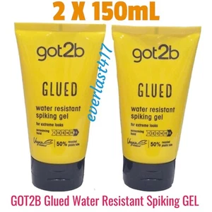 Schwarzkopf GOT2B Glued Styling Spiking Gel 150 ml - Pack of 2 - Picture 1 of 4