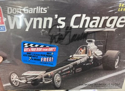 AMT 6438 Wynns Charger Don Garlits AUTOGRAPHED DRAGSTER 1/25 McM FS - Image 1 of 2