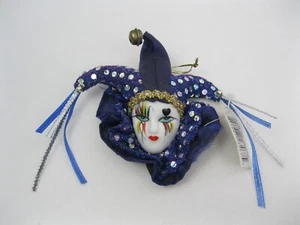 Blue Jester Magnet Clown Retro Vintage Refrigerator Travel Souvenir Fridge - Picture 1 of 6