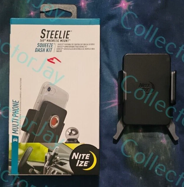Nite Ize Steelie 360° Magnetic Mount Squeeze Dash Kit *New Sealed + Extra Mount* - Image 1 of 4