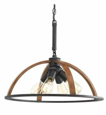 Caballete Iluminación Progress 4 Luces Hierro Dorado Colgante Luz Industrial P5168-71 Foto 1 de 2