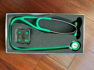 GREEN CARDIOLOGY STETHOSCOPE DIAPHRAGM PROFESSIONAL DOUBLE HEAD - Picture 1 of 9