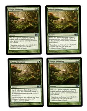 4x Fungal Sprouting EX M13 Mtg Magic EDH 4x x4